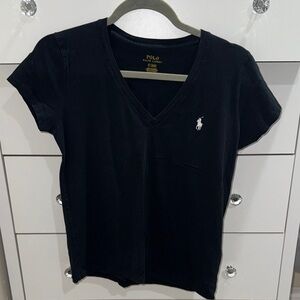 Polo by Ralph Lauren Women's Black Short Sleeve Tee